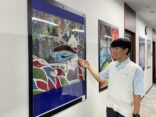 「沼津市公認おさかなアートクリエイター」鈴木翔太さんのロビー展を開催中です！