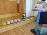 レオナ幼稚園にミニバスケットゴールとボールを贈呈しました！