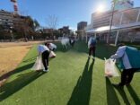 三井住友海上火災保険の皆さまと福井中央公園の清掃活動を行いました！
